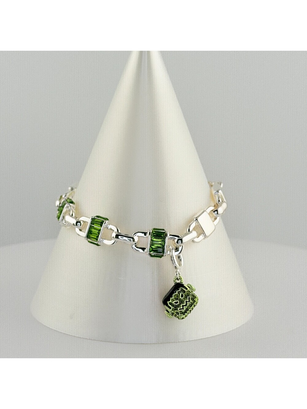 Bomb Party Single Stack Bracelet - on Silver Plating #108